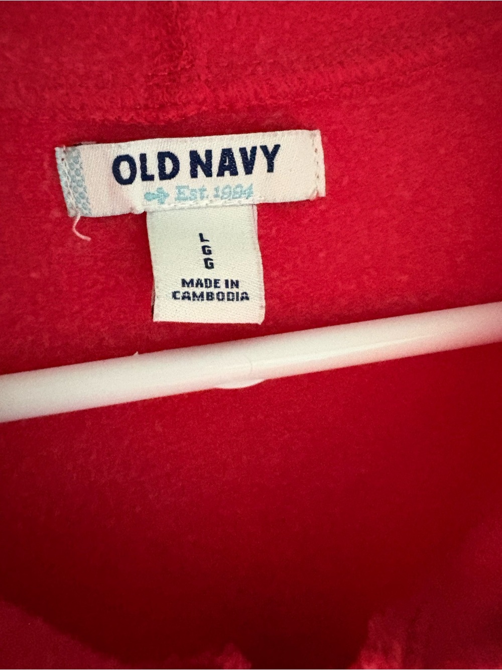 Old Navy Red Zip-up Jacket